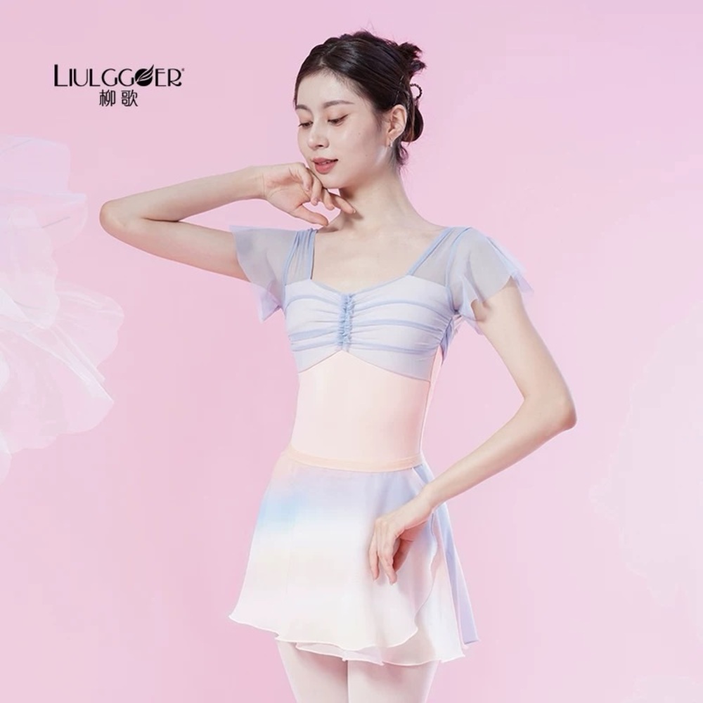 Pastel Ballet leotard with skirt